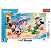 Trefl- Disney Topolino e i Suoi Amici 15 Elementi, Giochi in Spiaggia, per Bambini da 3 Anni Puzzle, Colore