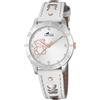 Lotus Junior - Orologio analogico da ragazza, al quarzo, con cinturino in pelle
