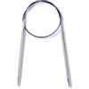 Prym Rundstricknadeln Alu 80 cm 5,50 mm Grau Cucina, Alluminio, Grigio, 5,5 mm