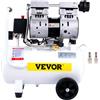 VEVOR Compressori d'Aria da 1,1 HP/850W Compressore Motore senza olio con serbatoio 18L Velocità di rotazione 1440 giri/min Compressore Silenzioso per il