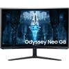 Samsung Odyssey Neo G8 Monitor Gaming da 32'' UHD Curvo LS32BG850NPXEN