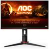 AOC G2 Q24G2A/BK Monitor PC 60,5 cm (23.8") 2560 x 1440 Pixel Nero, Rosso Q24G2A