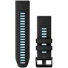Garmin Cinturino QuickFit 26 mm, Black/cirrus blue