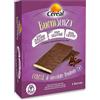 CÉRÉAL BUONI SENZA, Golosi al cioccolato fondente, Snack senza zuccheri aggiunti, Biscotti ricoperti di cioccolato senza glutine e senza lievito, 77 calorie per barretta, 102 gr, 6 barrette