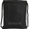 safta Sevilla, Sacco Sportivo Chiusura con Lacci di Siviglia FC Teen, 350 x 450 mm Unisex-Bambini e Ragazzi, Nero, Estándar