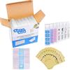 Kare & Kind Tubetti Balsamo Labbra include 50 Adesivi Scrivibili e 50 Stampati, Traslucida, 5.5 ml