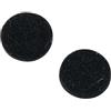 GEWA piastre di arresto in feltro per sassofono, colore nero, diametro 12 mm, spessore 2 mm, confezione da 25 pezzi