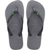 HAVAIANAS BRASIL Ciabatta Infradito - Uomo - Steel Grey