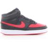 NIKE Court Vision Mid Sneaker - Uomo - Nero Rosso