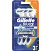Gillette Blu3 rasoio da uomi