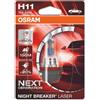 Osram Lampada ad incandescenza alogena OSRAM H11 Night Breaker Laser 12V, 55W