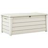 BAULE CONTENITORE CM.145X69 H60 BIANCO EFF.LEGNO