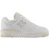 New Balance Scarpe 550 Donna White/Linen