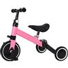 OHMG Tricicli per bambini, 3 in 1 una bicicletta multifunzione, adatto per bambini da 1 a 5 anni, triciclo, bicicletta, carrello di equilibrio, camminatore, altezza del sedile regolabile