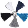 Toga DRAEGER PARIS 1886 D.I.Y with Toga MBJ004 Cyclades - Set di 5 pomponi in Cotone, 2 x 2,5 x 0,5 cm, Multicolore