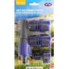 S&M - Set di connettori 15 mm Premium, nero/blu cobalto