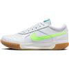 Nike Court Air Zoom Lite 3, Sneaker Donna, White Lime Blast Teal Nebula, 38 EU