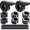 RIGIDON 2 Pcs Luce a LED Staffa di Montaggio, Barra Luminosa Fari LED Bull bar Mount morsetto del Tubo Roll Cage Holder, 25mm/31mm/38mm/50mm Supporto per 4x4 Auto Fuoristrada Camion Moto Veicoli