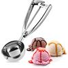 JIMACRO Porzionatori da Gelato Paletta per con Grilletto Facile - Biscotti di Grandi Dimensioni da 6.3 cm per con Grilletto per Purè di Patate Cupcake Impasto per Biscotti Palline di Melone