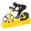 KUONIIY Tagliapizza Bicicletta, Rotelle Tagliapizza, Rotelle da Taglio in Acciaio Inox con supporto, Giallo