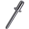 DOJA Industrial | Rivetti Alluminio | 4,8 x 18 mm | 100 Pezzi | Ribattini lisci per Kit Rivettatrice Pneumatica e Manuale | Fissaggio Lamiera Alluminio, Targa (Auto e Moto) e Materiali in Metallo