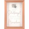 Depesche 11625-006 - Cornice portafoto completa con scritta in lingua inglese ca piccola attenzione, in bronzo, 8,4 x 5,8 x 1,9 cm