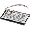 vhbw batteria sostituisce Garmin 361-00056-21 per navigatore GPS (750mAh, 3,7V, Li-Ion)