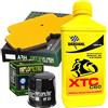 KIT TAGLIANDO BARDAHL XTC C60 10W40 FILTRO OLIO ARIA PER KAWASAKI KLE VERSYS 650 2008/2014
