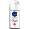 Nivea, Deodorante Dry Comfort Plus Roll-On, 3 pz. da 50 ml