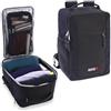Coronel Tapiocca Colonel Tapioca - Zaino viaggio cabina aereo 40x20x25 - borsa da viaggio Ryanair easyJet - bagaglio a mano unisex impermeabile - Ibarra, Nero, 40x20x25 cm, bagaglio a mano unisex impermeabile