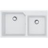 Franke PRONTA CONSEGNA - SPEDIZIONE IMMEDIATA Lavello da Incasso Fragranite 2 Vasche 86 x 50 cm Urban Bianco Franke UBG 620-86 - 114.0582.294