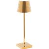 ZAFFERANO Poldina pro lampada LED tavolo cm 11,1x38h oro