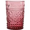 ZAFFERANO Provenzale Rock bicchiere porpora 27cl cm 7,3x10,5h (minimo 6 pezzi)