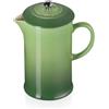 Le Creuset Coffee Press in gres vetrificato con Pressa in Acciaio Inox, 1 L, Bamboo, 60706084080003