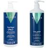 Valquer Laboratorios Valquer Professional Pack Shampoo + Maschera Total Repair effetto ghiaccio (1L, 2 unità). Senza sale, senza siliconi e senza solfati. Capelli danneggiati e secchi.