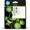 Hp Cartuccia d'inchiostro Hp 924 Originale 500pagine 4pz 4colori diversi [6C3Z1NE]