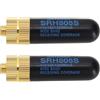 OTOTEC 2PCS Radio SRH805S SMA-F femmina Bullet Antenna 144/430/1200MHz Walkie Talkie Antenna Dual Band Compatibile con Baofeng GT-3 UV-5R BF-888s Radio 51x14mm Nero