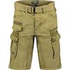Geographical Norway - Bermuda estivi cargo da uomo, mastice, 3XL