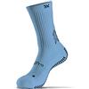SOXPro Classic - Calze Antiscivolo - Frecce GRIP in Silicone - Antivescica - Traspiranti - Stabilità e Controllo - Running. Calcio. Ciclismo e Tennis - (IT. Testo. M. Regular. Regular. LIGHT BLUE)