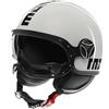 Momo design Casco Moto Jet Momo Design FGTR EVO Mono Bianco Quarzo Nero