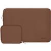 MOSISO 13,3 pollici Custodia Laptop, 13-13,3 pollici Borsa PC Compatibile con MacBook Air/Pro 13/Pro 14 M5 M4 M3 M2 M1, HP Dell Lenovo, Neoprene Borse Computer con Custodia Piccola, Caramello Marrone
