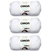 Caron Simply Soft - Gomitolo di filato per feste, effetto neve, 3 confezioni da 85 g, acrilico, 4 medio (pettinato) - 150 m - per lavori a maglia, uncinetto e artigianato