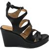 CHATTAWAK 7oxalisner36, Sandali con Tacco Donna, Nero, 36 EU