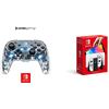 PDP Afterglow Deluxe+ Audio Wireless Controller per Nintendo Switch, Prismatic + Nintendo - Console Nintendo Switch, Modello OLED Bianco, schermo OLED 7, 64GB