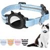 Brovamo Collare Gps Gatto Apple, Collare Gatto Airtag, Collare Airtag Gatto, Con supporto Airtag, Riflettente, Impermeabile Con Fibbia di Sicurezza Per Gattini, Collare Airtag Gatto (blu) S