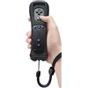 SATKIT Telecomando Wii Remote con Wii Motion Plus incorporato [Compatibile] Nero