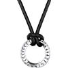 FaithHeart Cerchio Collana Vichinga Anello di Mobius Ciondolo Rune Vichinghe Amuleto del Mito Nordico Collanina Pelle Intrecciata Nodo Celtico Regalo Compleanno per Lui Coppie