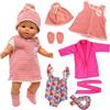 Miunana 3 Abiti Vestiti alla Moda per 36 CM - 43 CM (14 Pollici - 16 Pollici) New Born Baby Dolls Bambola bebé E Altre Bambole, Bambolotti Amore Mio ((NON INCLUDE BAMBOLA)