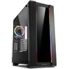 SHARKOON Case Sharkoon ELITE SHARK CA200G Big-Tower vetro temperato Nero