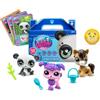 BANDAI Littlest Pet Shop - 3 Animali a Sorpresa - Animali da Collezione - Licenza Ufficiale - Piccoli animali carini - BF00568